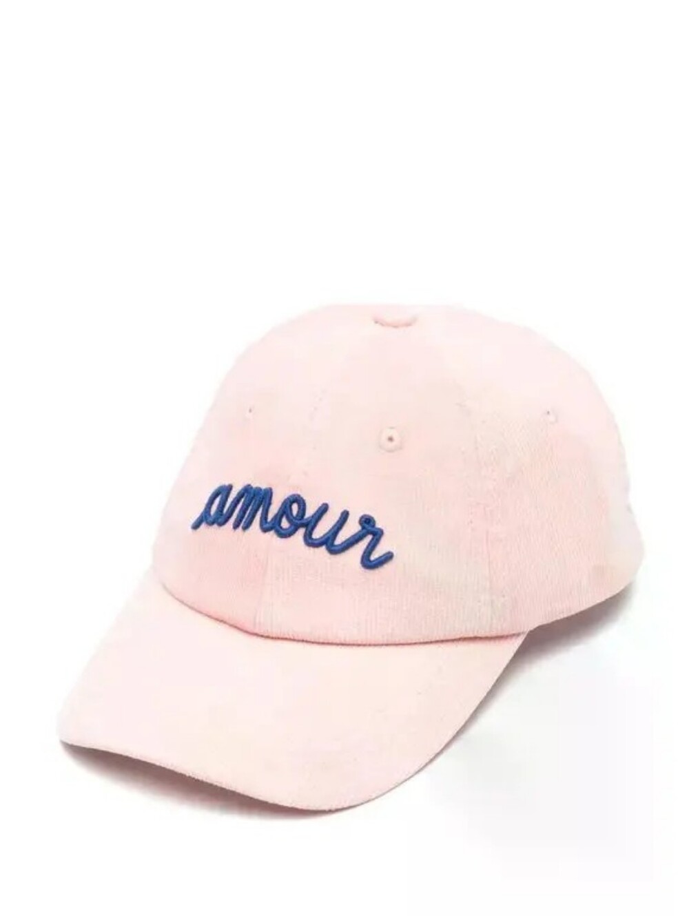 Maison Labiche Pink Amour Hat Corduroy